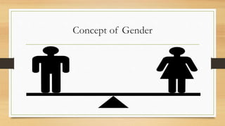 Concept of Gender
 