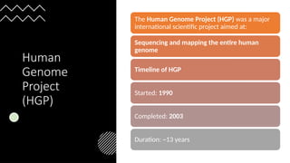 Comprehensive Overview of Genomics and the Human Genome Project ...