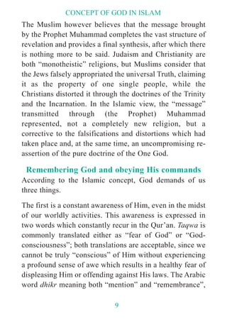 Concept of god in islam | PDF
