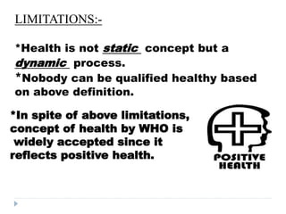 Concept of health and disease | PPTX
