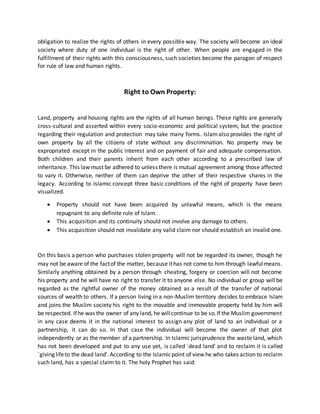 Concept of human rights in islam | DOCX