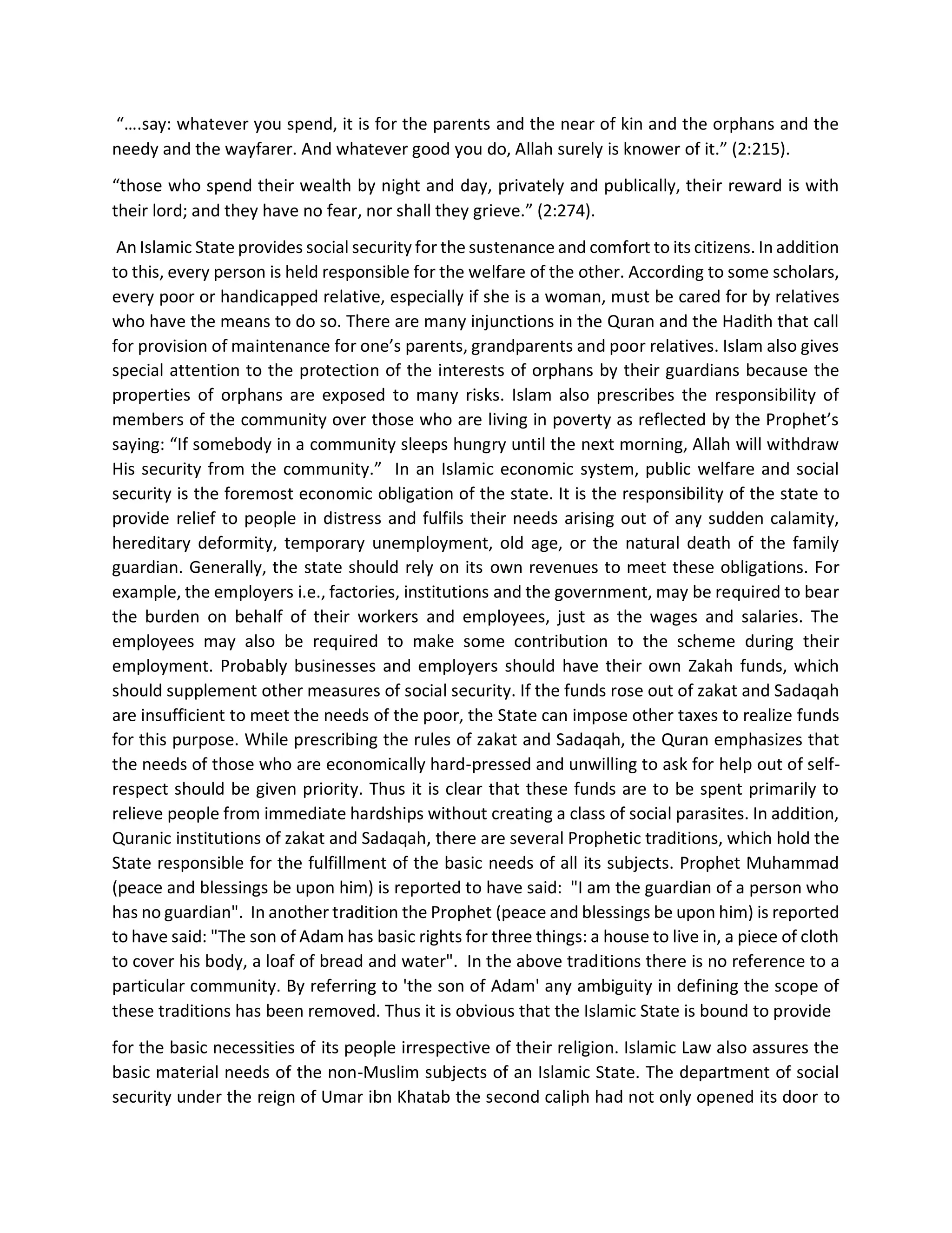 Concept of human rights in islam | PDF