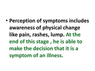 Lumpy Last Stage CONCEPT OF ILLNESS | PPTX