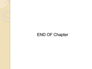 END OF Chapter
 