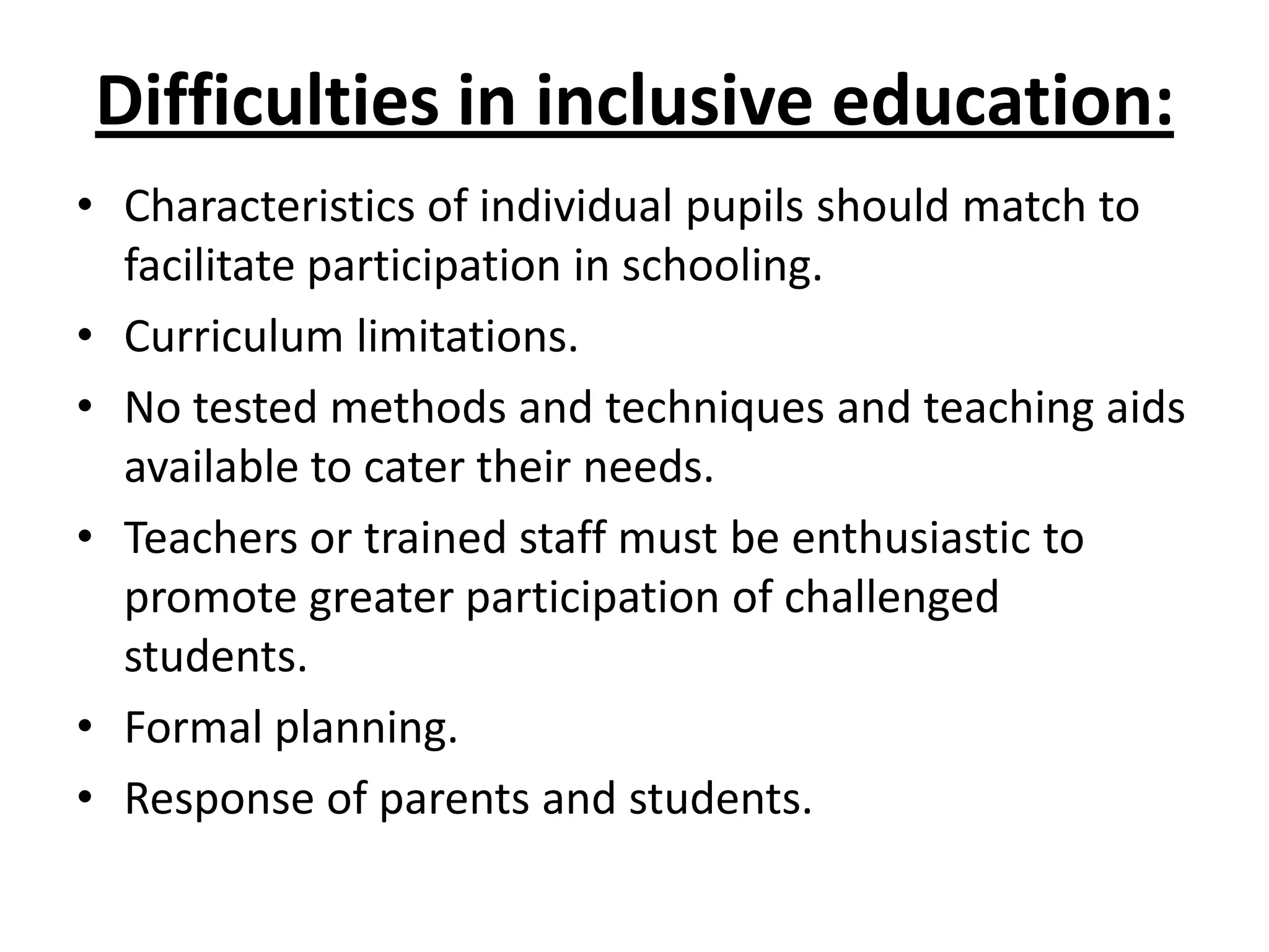 Concept of integrated education | PPT