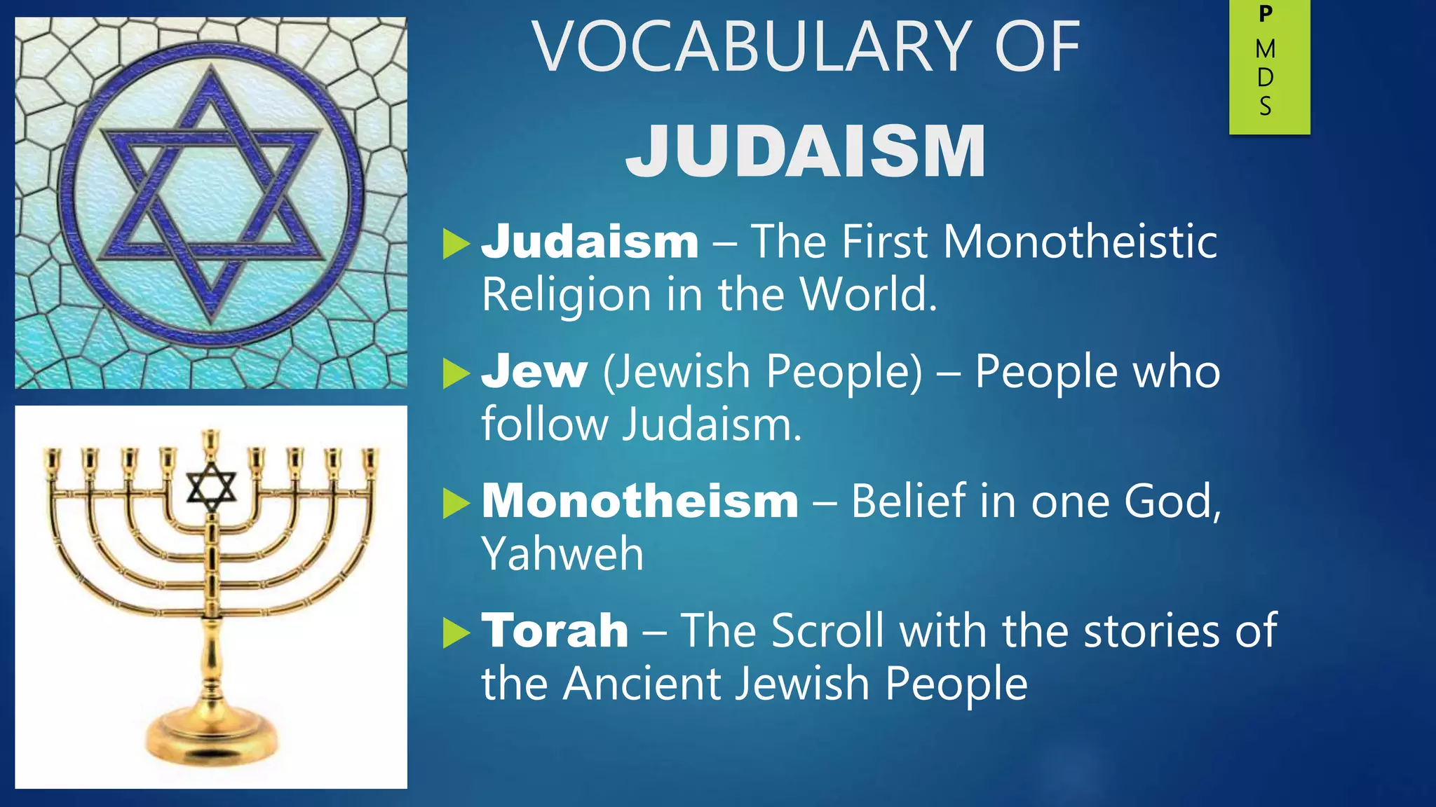 JUDAISM CONCEPT AND INTRODUCTION PPTX