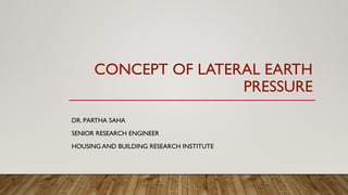 Concept of lateral earth pressure on Retaining Wall.pptx
