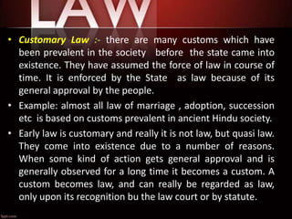 Concept of law | PPTX