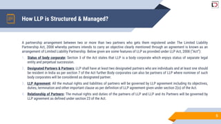 Concept of LLP & its Incorporation
