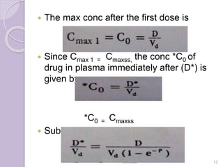 CONCEPT OF LOADING AND MAINTAINANCE DOSE.pptx