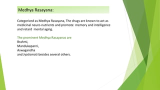 Concept of Rasayana in Ayurveda | PPT