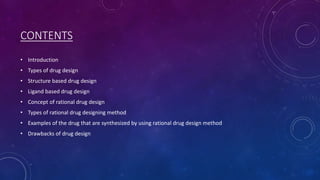 Concept of rational drug design by vikas gupta.pptx