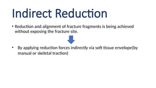 Concept of Fracture Reduction in orthopedics | PPTX