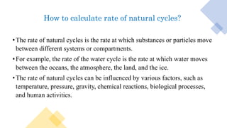 Concept of residence time and rate of natural cycles.pptx