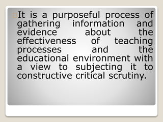 Concept of self reflection and peer evaluation | PPTX