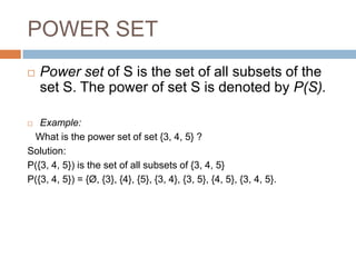 Concept of set. | PPTX