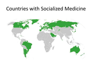pros and cons of socialized medicine