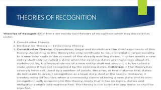State Recognition Concept of state, recognition and jurisdiction | PPTX