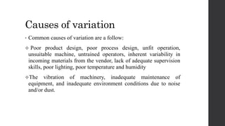 Quality Assurance: Concept of statistical quality control | PDF