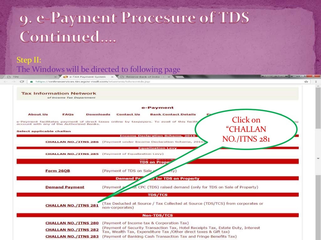 Concept of TDS and TCS and filing procedure.