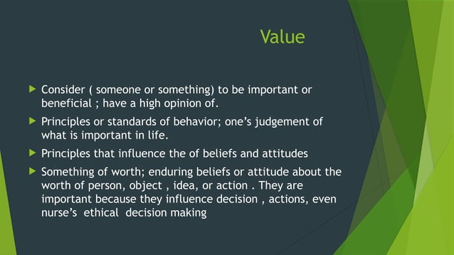 Concept of Value Belief.pptx fundamental of nursing | PPT