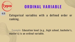 Standard Variable Order Concept of Variables in Research by Vikramjit Singh | PDF