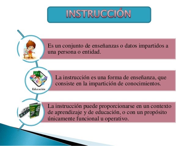 Concepto instruccion