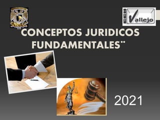 ¨CONCEPTOS JURIDICOS
FUNDAMENTALES¨
2021
 