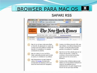 SAFARI RSS BROWSER PARA MAC OS 