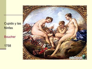Cupido y las  Ninfas Boucher 1758 