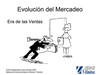 Evolución del Mercadeo Era de las Ventas 