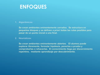 ENFOQUES
 