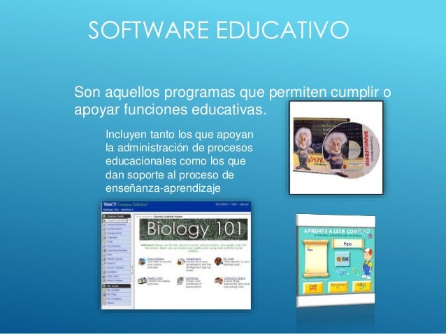 Conceptos software educativo