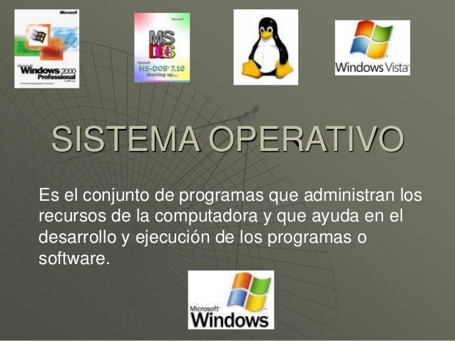 Conceptos básicos de un Sistema Operativo