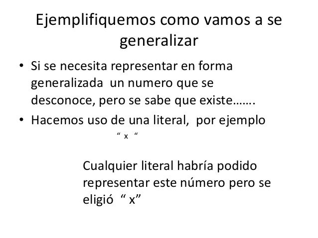 Conceptos basicos de algebra
