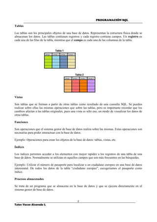 Conceptos basicos de base de datos | PDF