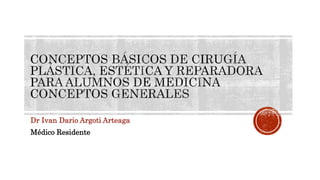 Dr Ivan Dario Argoti Arteaga
Médico Residente
 