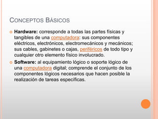Conceptos basicos de computacion | PPTX