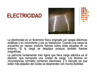 Conceptos basicos de electricidad