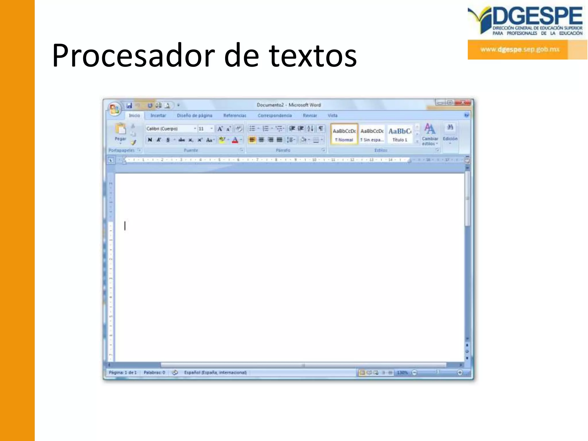 Procesador de textos
 
