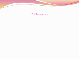 2.9 Imágenes
 