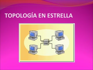 TOPOLOGÍA EN ESTRELLA
 