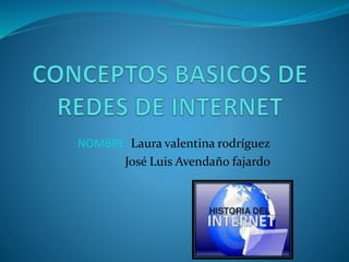 NOMBRE: Laura valentina rodríguez
José Luis Avendaño fajardo
 