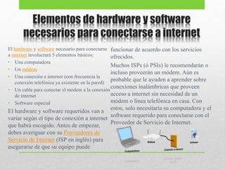 Conceptos basicos de redes e internet | PPTX