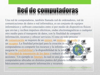 Conceptos basicos de redes e internet | PPTX