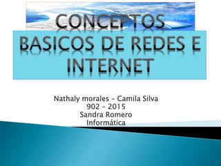 Nathaly morales – Camila Silva
902 – 2015
Sandra Romero
Informática
 