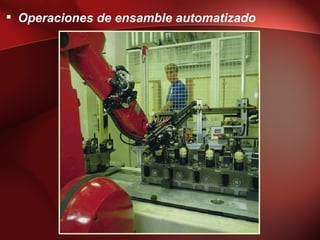  Operaciones de ensamble automatizado
 