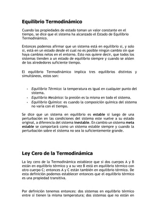 Conceptos basicos de termodinamica | PDF