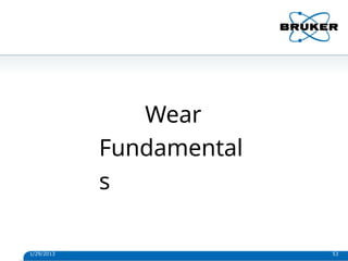 Wear
Fundamental
s
1/29/2013 53
 