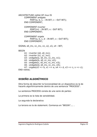 Forma In1 Conceptos basicos de_vhdl | PDF